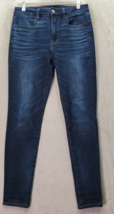 American Eagle Outfitters Jegging Jeans Women Sz 6S Dark Blue Next Level Stretch - £16.61 GBP
