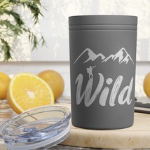 Unleash Your Adventure: &quot;Wild&quot; Vacuum Tumbler - 11oz, Stainless Steel, H... - £23.48 GBP