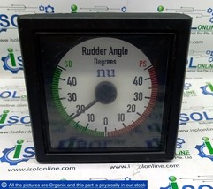 Deif XL96 Analogue Rudder Angle Illuminated Indicator XL96RS.NUSP 0-40SB... - £785.75 GBP