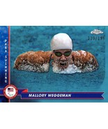 2024 Topps Chrome US Olympic #161 MALLORY WEGGEMAN Aqua Refractors /199 - $0.99