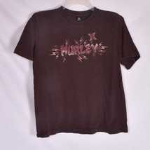 Hurley Boys Brown Tee Shirt Size Large - $11.34