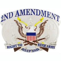 The Right To Bear Arms Eagle Belt Buckle Enamel - £15.38 GBP