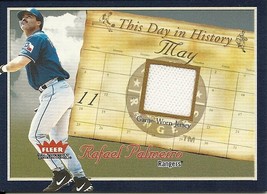 2004 Fleer Tradition This Day In History Game Used Rafael Palmeiro TDH RP Ranger - £5.92 GBP