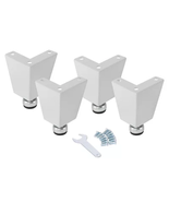 Seville Classics Ultrahd 6&quot; Tall Leveling Feet with Rubber Base Set of 4... - $45.31+