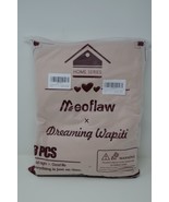 Meoflaw Dreaming Wapiti 3Pcs Bedding Duvet Cover Set ~ King Size Pink Mocha - £23.69 GBP