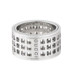 Gucci 18k White Gold Spinning Ring  - £787.40 GBP