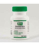 BHI Diarrhea Relief Natural, Safe Homeopathic Relief - 100 Tablets - £13.32 GBP