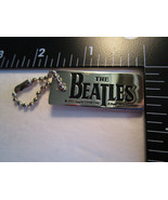 BEATLES Silver Metal Key Fob dated 2002 &amp; CD DVD Storage Case NEW RETRO ... - £14.17 GBP