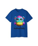 Feeling Fluffy Cute Colorful Monster Unisex Ultra Cotton Tee - $34.57 CAD