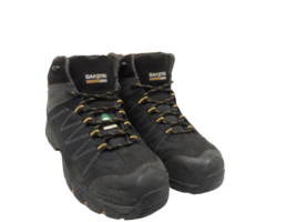 DAKOTA Men&#39;s Mid-Cut Quad Comfort Steel Toe Work Boots Black Size 10.5W/L - $66.49