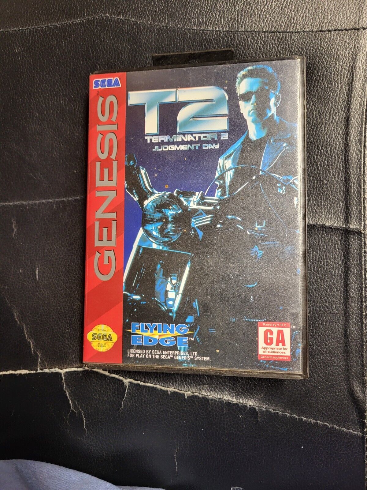 Terminator 2, T2: Judgment Day (Sega Genesis, 1993) Authentic Game Cartridge CIB - £35.02 GBP