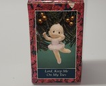 1992 Enesco PRECIOUS MOMENTS Lord, Keep Me On My Toes Ornament In Origin... - $15.79
