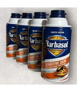 4 x Barbasol Shaving Cream SENSITIVE SKIN Jurassic World Dilophosaurus L... - $49.49