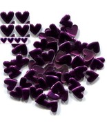 HEARTS Smooth Rhinestuds 6mm Hot Fix  PURPLE SILK   2 Gross  288 Pieces - €5,78 EUR