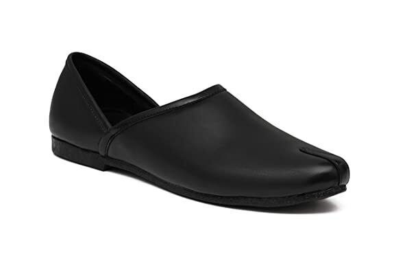 Primary image for Herren Jutti Mojari Kunstleder Gepolsterte Sohle Schuhe US Size 7-12 Sleek Black