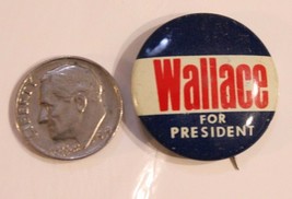 Vintage George Wallace  Presidential Campaign Pinback Button J3 - $4.94