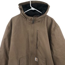 Carhartt Men&#39;s XL Quick Duck Jefferson Thinsulate Active Hooded Jacket Coat - £174.54 GBP