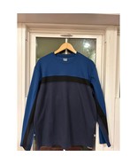 The north face vaporwick long sleeve Color block hiking blue blackshirt ... - €21,36 EUR