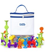 Baby Bath Toys 24 Piece Lock Suction Hooks Waterproof Organiser STEM Edu... - £23.80 GBP