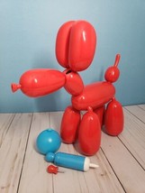 Squeakee The Balloon Dog Interactive Toy for Kids - Red-Complete &quot; See V... - $14.85