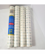 Vtg Rubbermaid Floral Drawer Liner 46 Ft STITCHERY ROSE Shelf Paper 12&quot; ... - $60.64 CAD