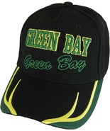Green Bay City Name Block and Script Lettering Baseball Cap with Embroid... - $27.28 CAD
