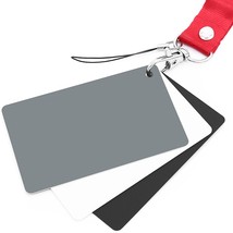 Grey Card White Balance Card 18% Exposure Photography Card Custom Calibr... - $14.54