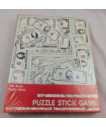Vintage 1981 Avalon Hill Puzzle Stick Game Money The Buck Stops Here SEA... - $9.89