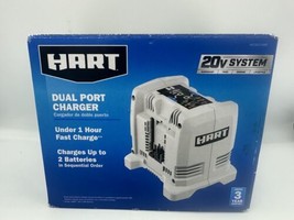 Hart HGCG021VNM 20V 3Amp Dual Port Charger, Under 1Hr Charge, New, 2.0Ah - $47.95