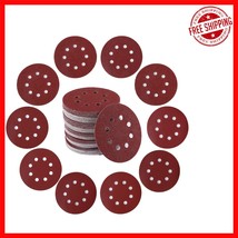 High-Performance 100PCS 5&quot; Sandy Discs - 40 to 600 Grit for Effortless F... - $36.70 CAD