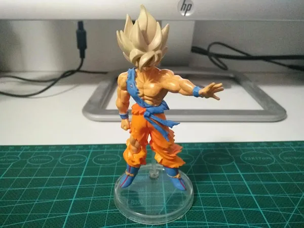 BANDAI Dragon Ball Action Figure HG Gacha2 Bomb Super Son Goku Model Decoration - £34.35 GBP