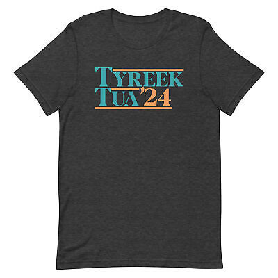 TYREEK HILL & TUA TAGOVAILOA T-SHIRT Miami Football 2024 Presidential Streetwear