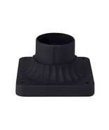 Capital Lighting Outdoor Post Accessories Pier Mount Base in Black 929902BK - $495.78 MXN