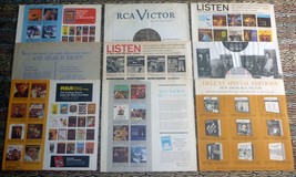 RCA Victor Records - (9) Vintage 12&quot; LP Inner Sleeves #1 +2 Free! - £12.71 GBP