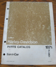 1961 - 1971 Harley Parts Catalog Servi-Car GE 750 Orig - £37.41 GBP