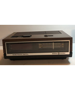 Vintage GE General Electric AM FM Radio Alarm Clock Woodgrain Works - $23.33