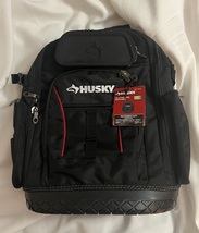 Husky 16 Inches Pro Tool Backpack Waterproof Molded Base and Rugged 36 Pockets - £88.14 GBP