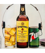 1981 Seagram&#39;s 7 Crown Whiskey Advertisement Vintage 7 UP Seven &amp; Seven ... - $35.09 CAD