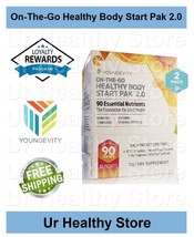 On The Go Healthy Body Start Pak 2.0 30ct (2 Pack) Youngevity *Loyalty Rewards* - £126.49 GBP