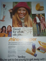 Vintage Yardley Shine Stopper Cosmetics Print Magazine Advertisement 1971  - £3.89 GBP