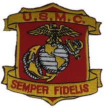 Usmc Semper Fidelis With Eagle Globe And Anchor Patch - Multi-colored - Veteran - $5.58