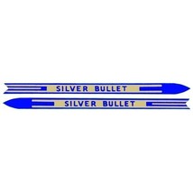 AMERICAN FLYER  SILVER BULLET ADHESIVE STICKERS S Gauge Trains Parts - £7.04 GBP