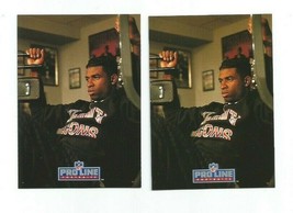 Two (2) Deion Sanders (Atlanta Falcons) 1992 Pro Line Portraits Cards #359 - £7.58 GBP