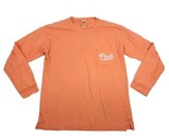 PINK Victorias Secret Long Sleeve T Shirt Peach Color Size Medium  - $9.89