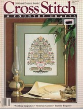 Cross Stitch & Country Crafts Magazine May/June 1988 20 Project Wedding Keepsake - $12.86