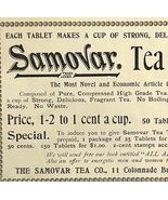 Samovar Tea Tablets 1894 Advertisement Victorian Hot Beverage Pills ADBN1y - $28.01 CAD
