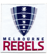 Melbourne Rebels Australia Rugby Badge Iron On Embroidered Patch - $181.79 MXN+