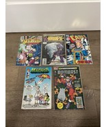 Lot of #1 1990s Comics: Bombast, Mighty Magnor, Cable, Hawkeye, Mystery ... - £27.49 GBP