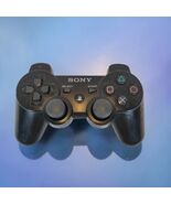 Sony PS3 DualShock 3 Wireless Controller Black OEM Tested - $34.65