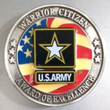 Army Challenge Coin Global War on Terrorism Warrior Citizen Award of Exc... - £6.70 GBP